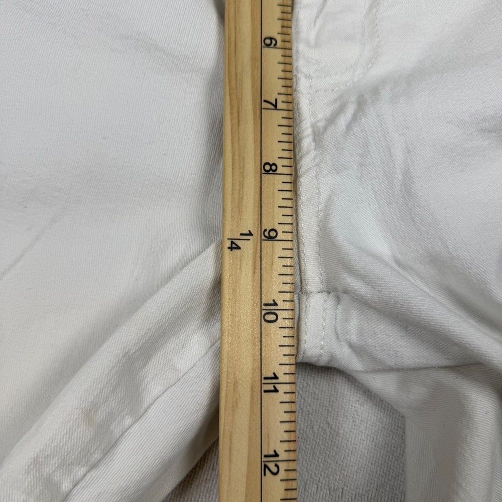 Nine West Vintage America Collection White Boho Straight Leg Jeans Size 8/29 - Picture 6 of 9